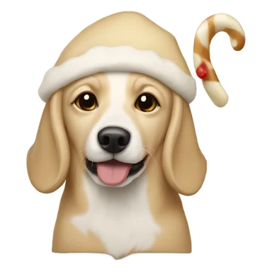 Eggnog dog sticker