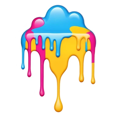 Write the word mod with drippy paint  sticker