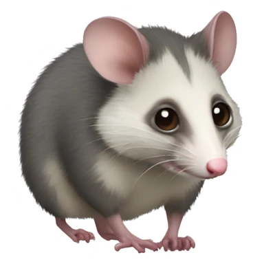 Realistic possum not a mouse sticker