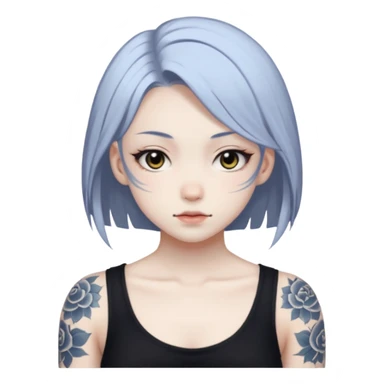 Sukuna megumi form white tatoos sticker