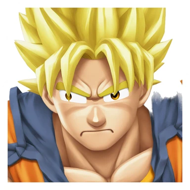 Goku Super Sayayín 3 sticker