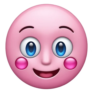 Emoji azul e rosa sticker