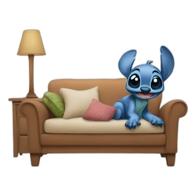 Stich living common life sticker
