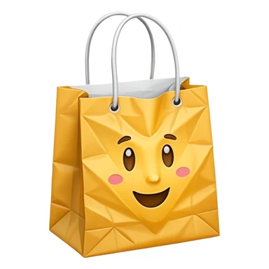 shopping bag sans visage sticker