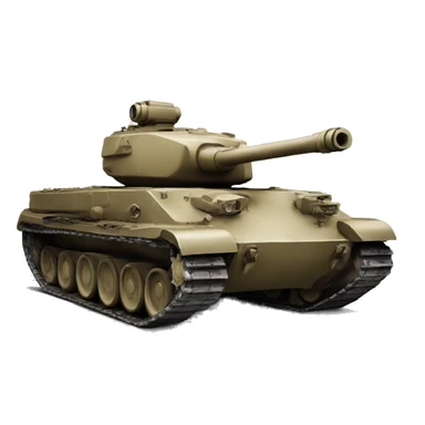 tank with eyes that express emotions sticker