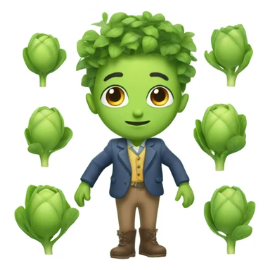 Sprout dandy’s world  sticker