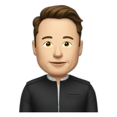 smocking elon musk sticker