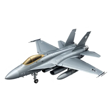Un avion de combate f18 sticker