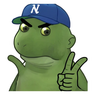 Person sticking up middle finger sticker