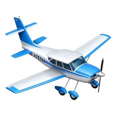 cessna 172 from above sticker