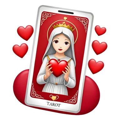 Valentine’s Day Tarot Card   sticker