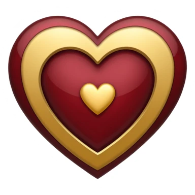 FSU heart gold and garnet  sticker