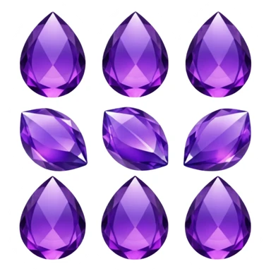 cristal violet sticker