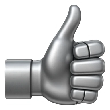 Please create a unique and uncommon thumbs-up emoji. The size should be 64x64 pixels. sticker