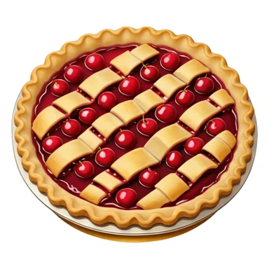 cherry pie sticker