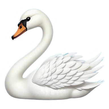 Swan sticker