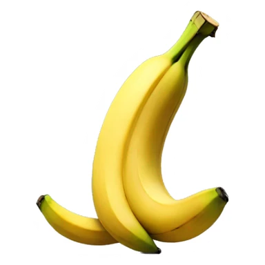 Banana with a tough face flexing sticker