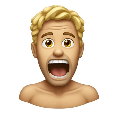 Jaw dropped  sticker