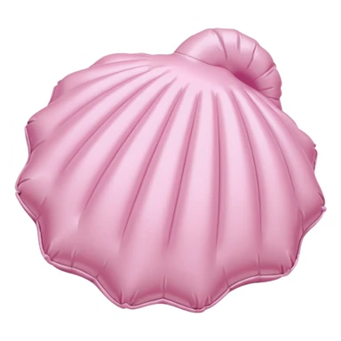 vintage rococo pale pink inflatable puffy shell phone sticker