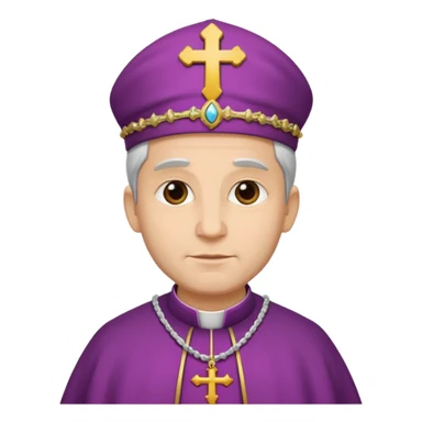 OBISPO DE IGLESIA CON PIEL BLNCA sticker