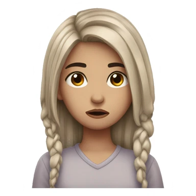 heartbroken girl sticker