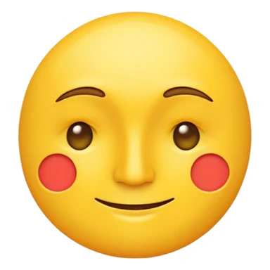 Yellow face with :> on it, turned 90° clockwise  sticker