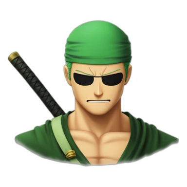 Roronoa Zoro one piece sticker