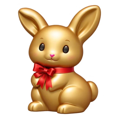 Lindt goldbunny with red ribbon sticker