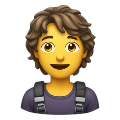 Personne qui boude sticker