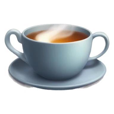 cup of hot steamy tea with a nighttime cap on too sticker