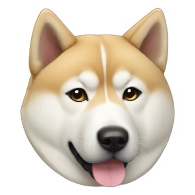 Akita inu gigachad sticker