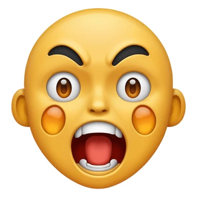 Someone screaming as loud as they can sticker