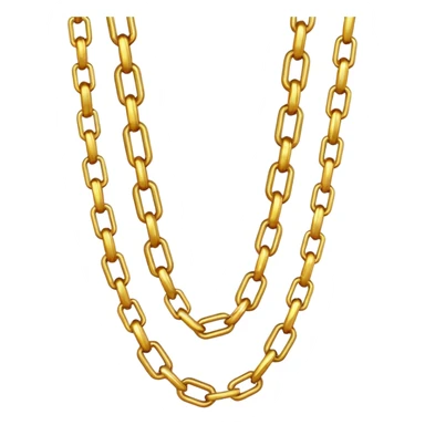 fantasy magic heavenly golden chains low poly sticker