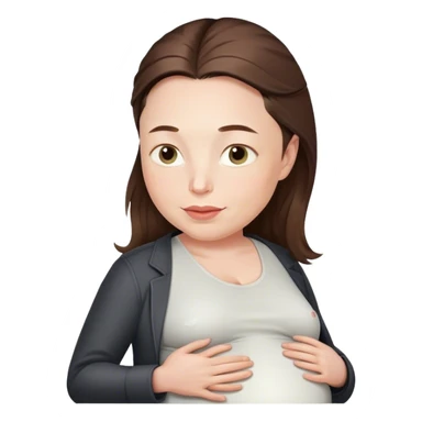 Pregnant Elon Musk sticker