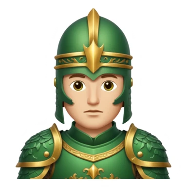 Green knight sticker