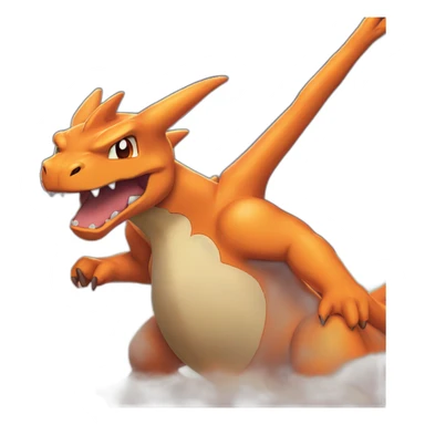 charizard inhaling air sticker