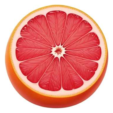 juicy grapefruit (pompelmo) with pink flesh sticker
