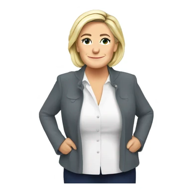 Marine le pen sticker