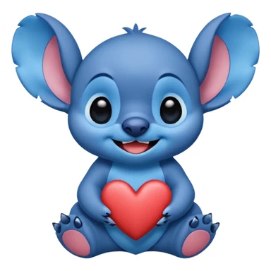 Stitch sending love  sticker