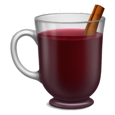 A mug of hot mulled wine sticker