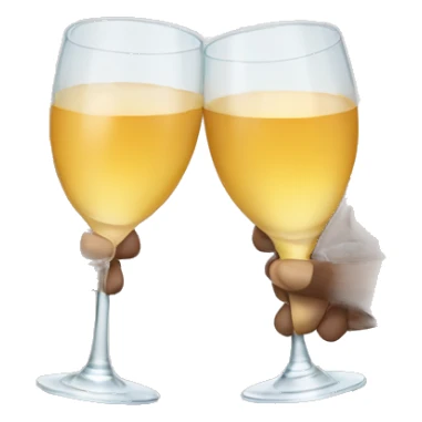 a group of friends toasting sticker