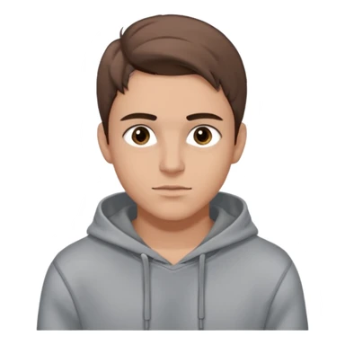 Kjekk gutt (lys i huden) som har pynta seg. Har på seg Jeans og grå hette genser og håret skal være  midtskill og fargen på håret er brunt. Litt øyevipper men ikke mye og litt mørke brun. Skal se HOT Å SEXY UT sticker