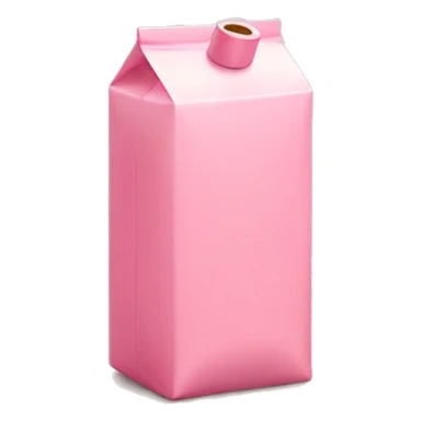 Light pink juice box  sticker
