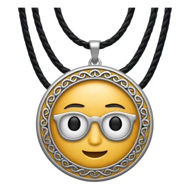 hipster necklace sticker