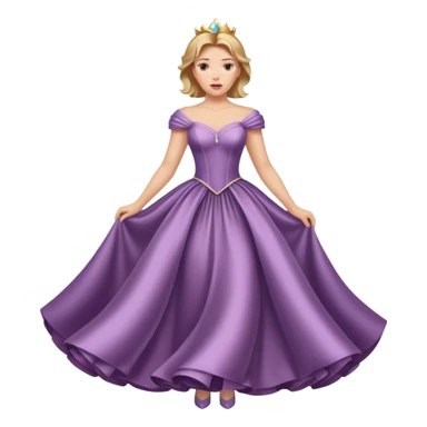 Scarlett Johansson in a princess dres sticker