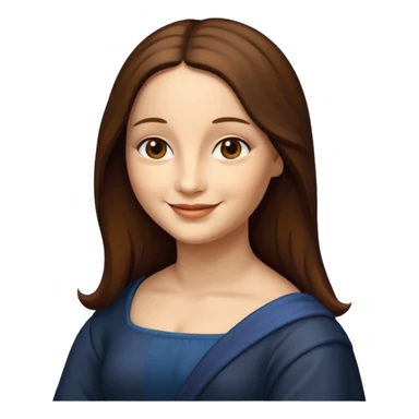 a Mona Lisa's picture sticker