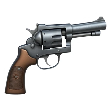 revolver with short barrel sticker