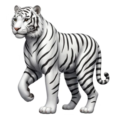 white tiger sticker
