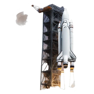 rocket with nasa sogn sticker