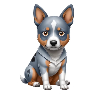Blue heeler catle dog  sticker